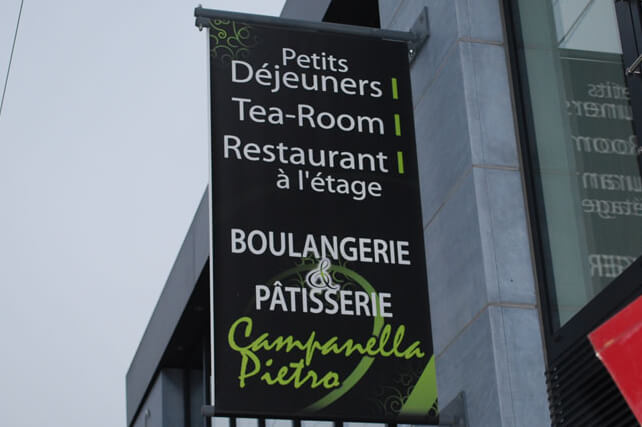 Votre publicité sur panneaux uniques confectionnés en Belgique